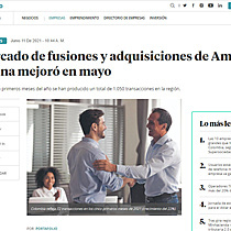 Mercado de fusiones y adquisiciones de Amrica Latina mejor en mayo